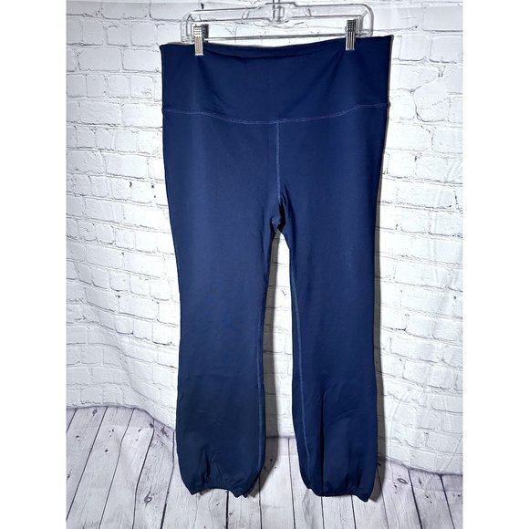 Pomander Place by Tuckernuck High Rise Jenner Jogger Leggings in DARK BLUE Size‎ - Picture 1 of 4